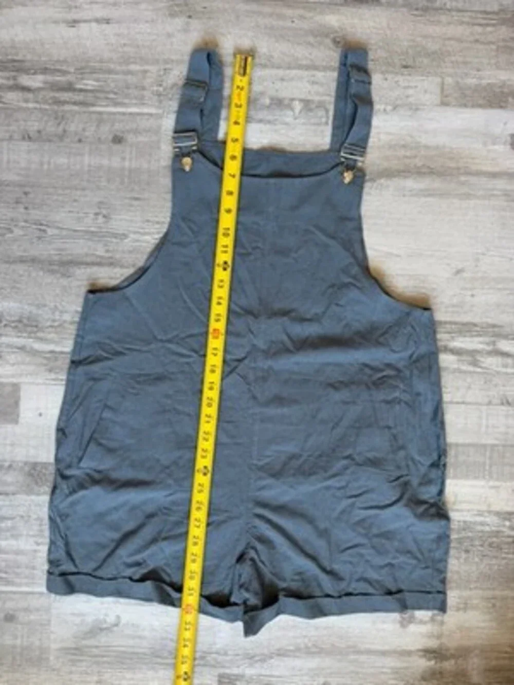 FASHION Gray Solid Bib Apron Cotton Linen Adjustable Pocket L2-D MZC-714